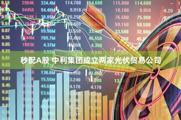 秒配A股 中利集团成立两家光伏贸易公司